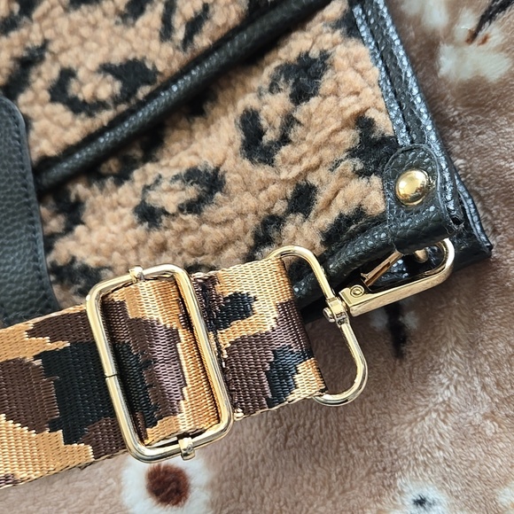 NWT Simply Southern Leopard Print Crossbody Satchel Bag - Picture 5 of 6